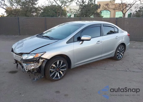 2014 Honda Civic Ex-L from USA, damaged, VIN 19XFB2F93EE246271